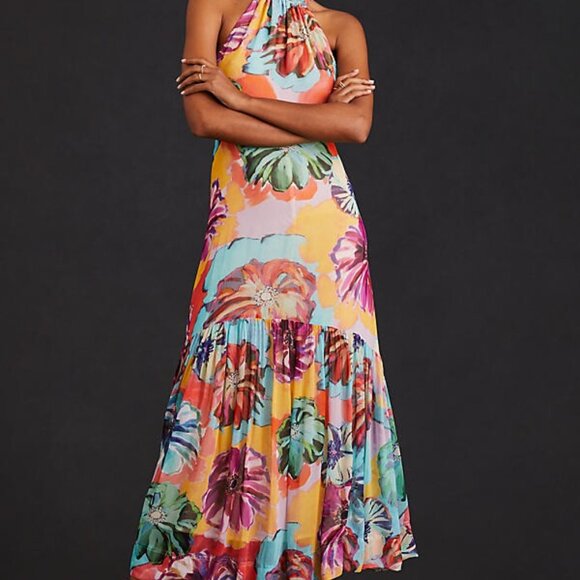 Maeve Anthropologie Halter Dress NWT - Picture 1 of 15